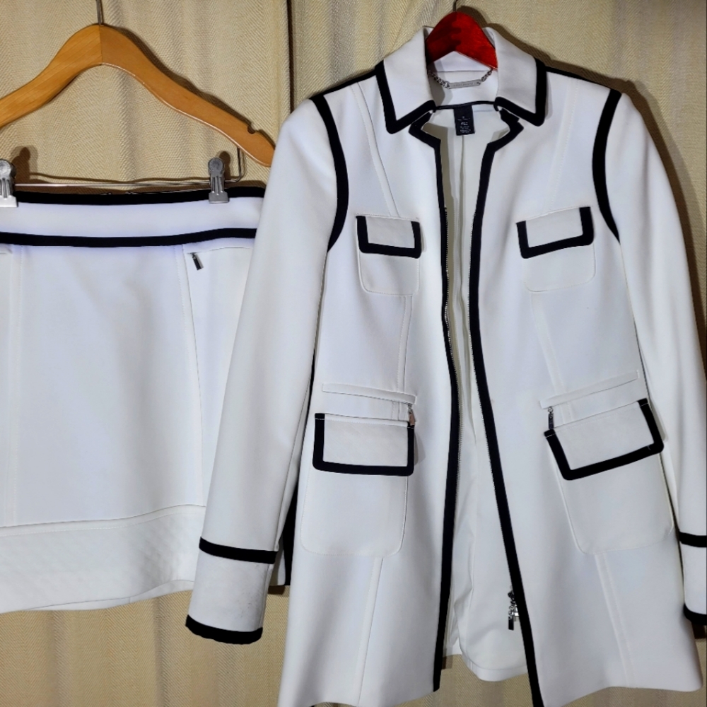 White House Black Market Jacket and Skirt